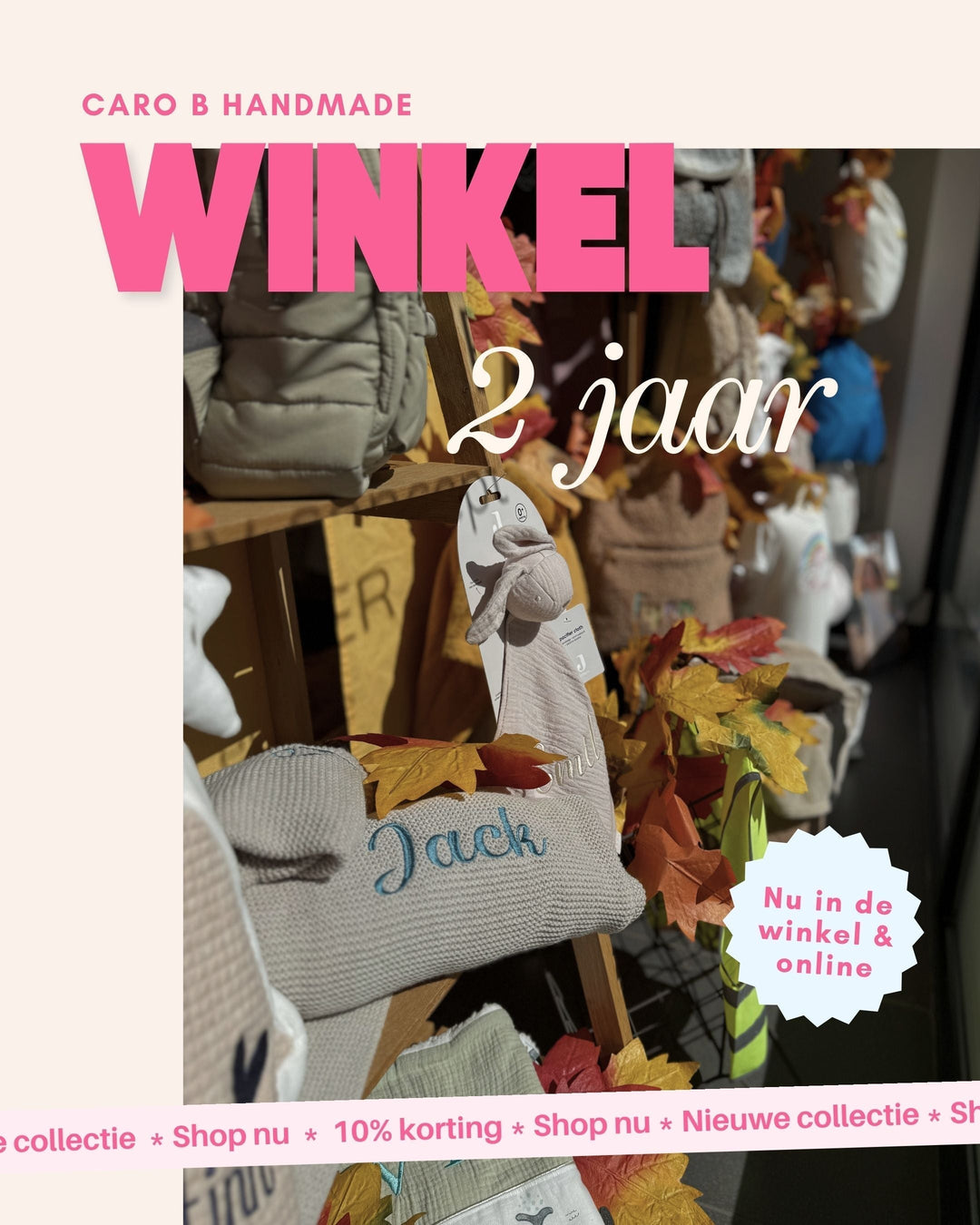 Winkel in Peizegem bestaat 2 jaar!