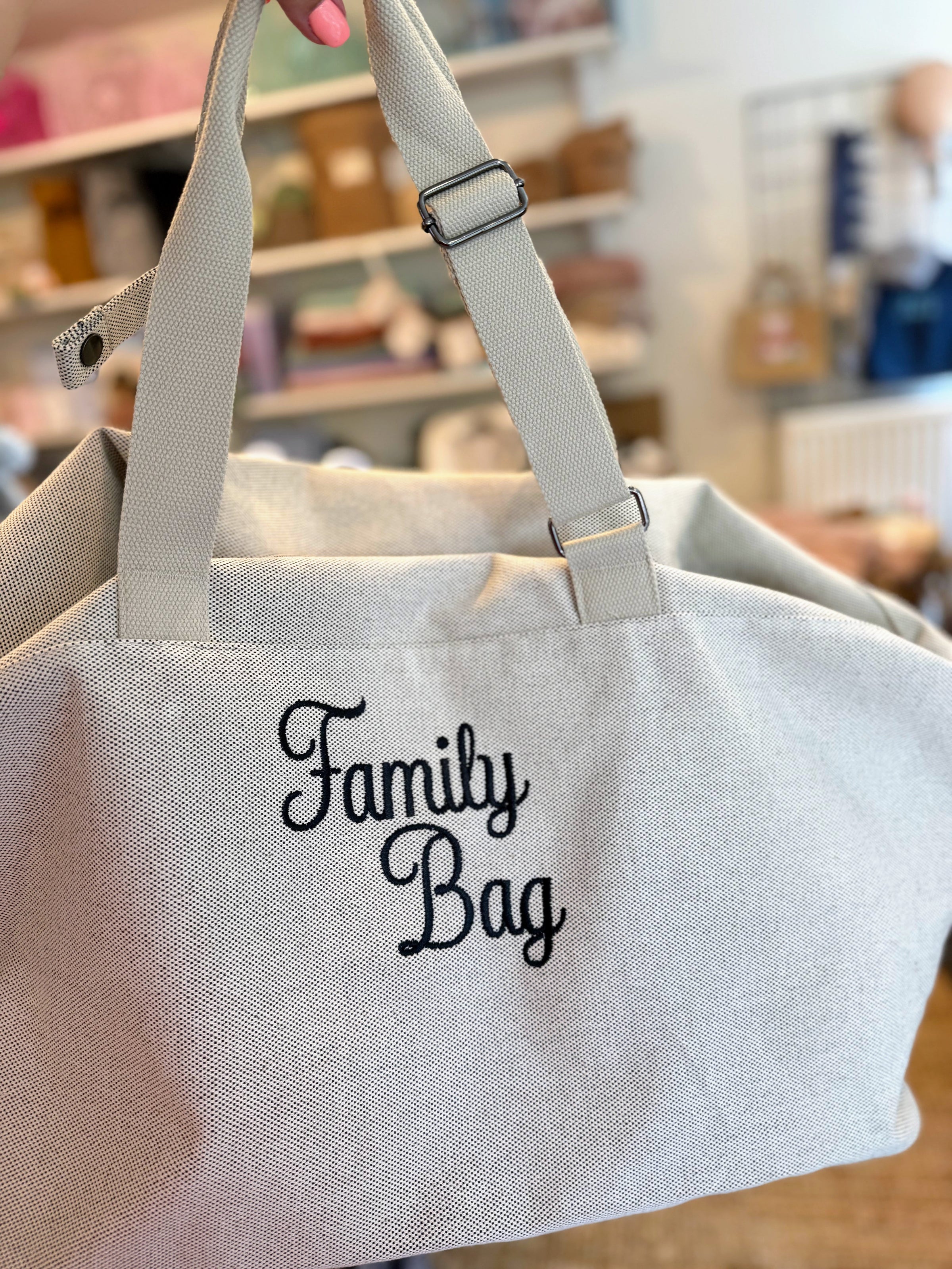 mama shopper - luiertas - borduren 