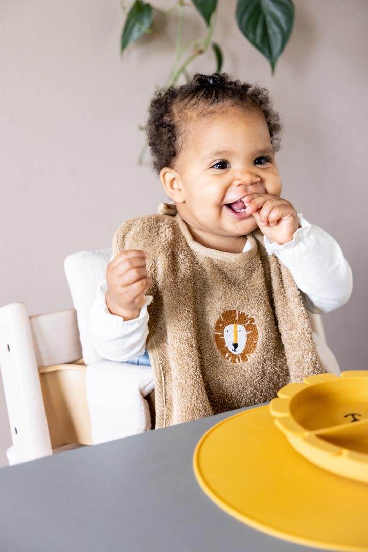 katoenen slabben met borduur - kraamcadeau