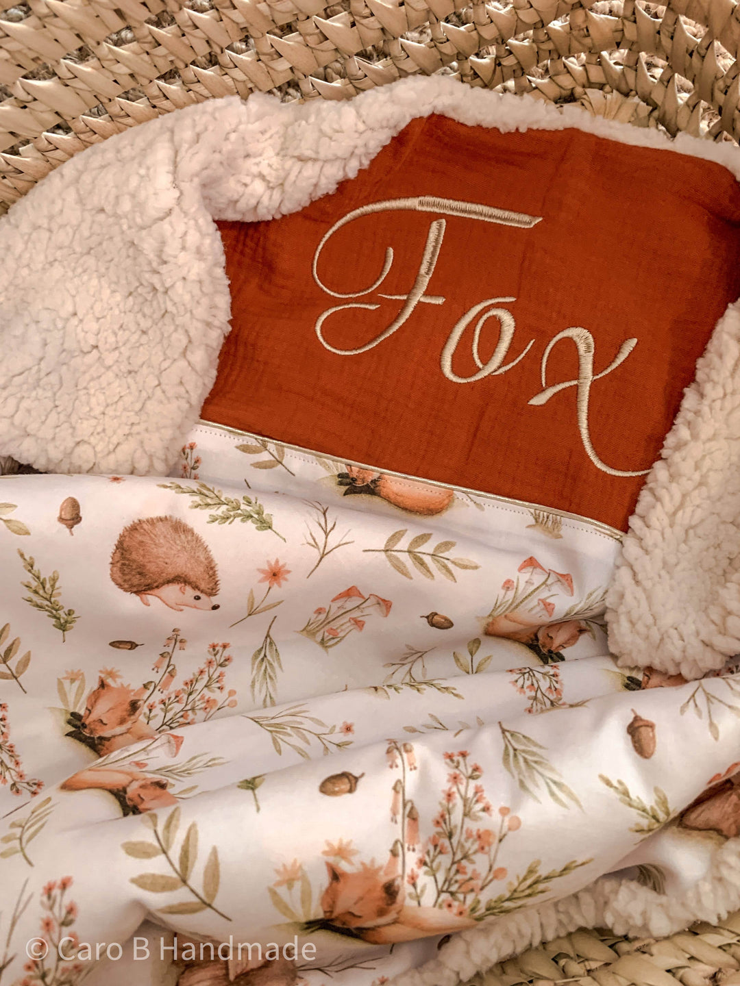 Teddy babydeken - Caro B Handmade