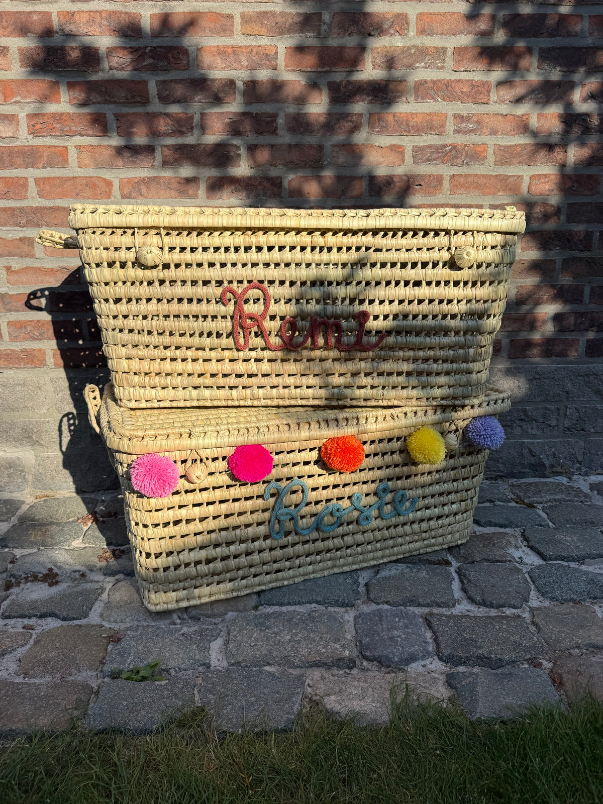 Panier tissé personnalisé - Panier de rangement personnalisé pour jouets de bébé, cadeau fait main, organiseur de chambre de bébé ou poubelle pour animaux de compagnie, artisanat de tricot I-Cord Panier tissé personnalisé - Panier de rangement personnalisé pour jouets de bébé, cadeau fait main, organiseur de chambre de bébé ou poubelle pour animaux de compagnie, artisanat de tricot I-Cord