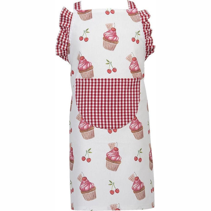 Kinderschort met ovenwant & pannenlap met nam Caro B Handmade