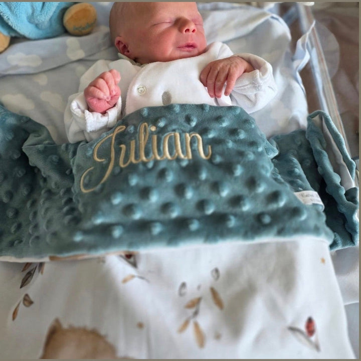 Handgemaakt Babydeken Bosdieren – Exclusieve Stoffen & met Naam Caro B Handmade