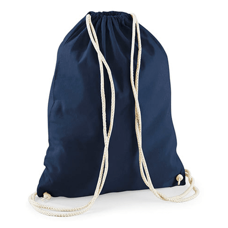 Sporttas in katoen met Naam - Turnzak - Borduren - Caro B Handmade