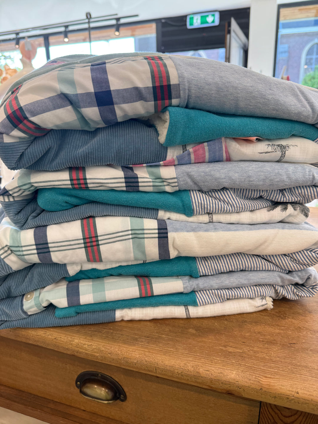 Koesterdeken van kleding van een dierbare - Memorydeken - Handgemaakt