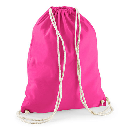 Sporttas in katoen met Naam - Turnzak - Borduren - Caro B Handmade