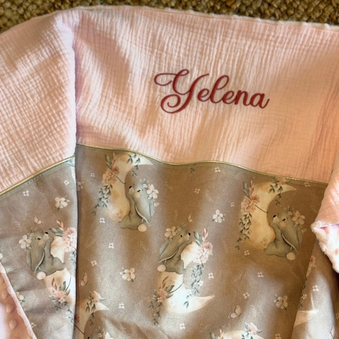 Handgemaakt Babydeken Boerderij – Exclusieve Stoffen & met Naam Caro B Handmade