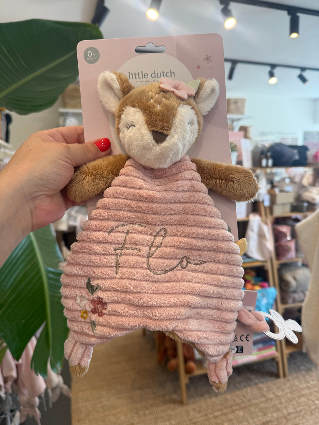 Little Dutch Knuffeldoekje knuffel Hert of Vos met naam