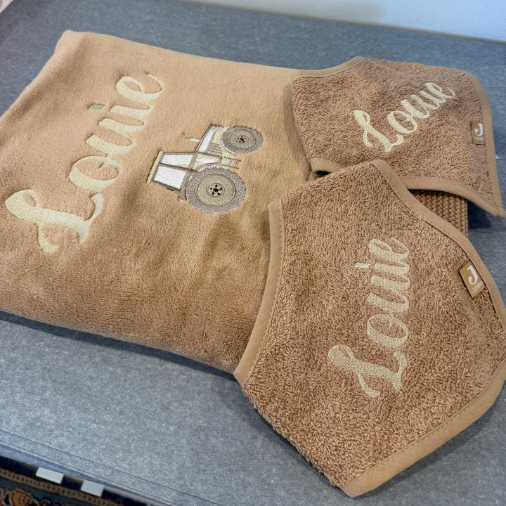 Babydekentje met geboortekaartje – jouw verhaal op zacht textiel Caro B Handmade