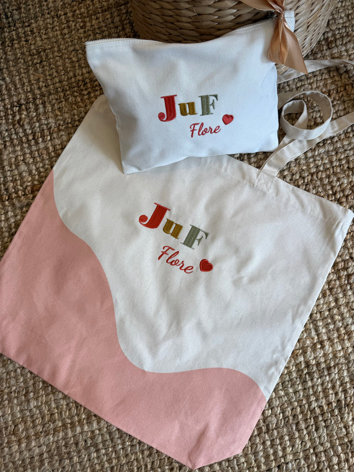 Totebag Tas voor de Juf - Gepersonaliseerd met Naam - Shopper