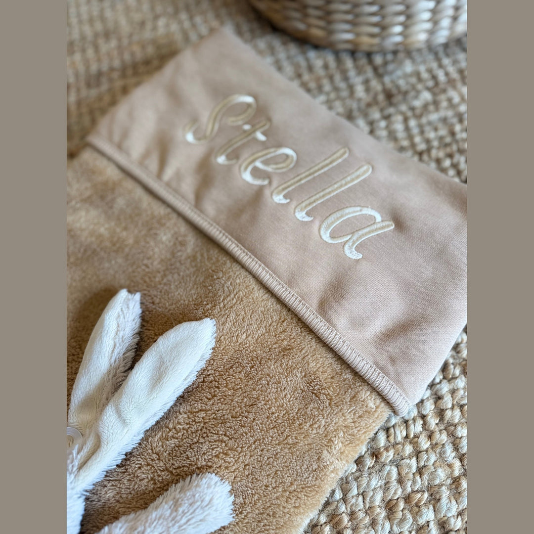 Babydeken Teddy - Gepersonaliseerd met Naam - Borduren Jollein