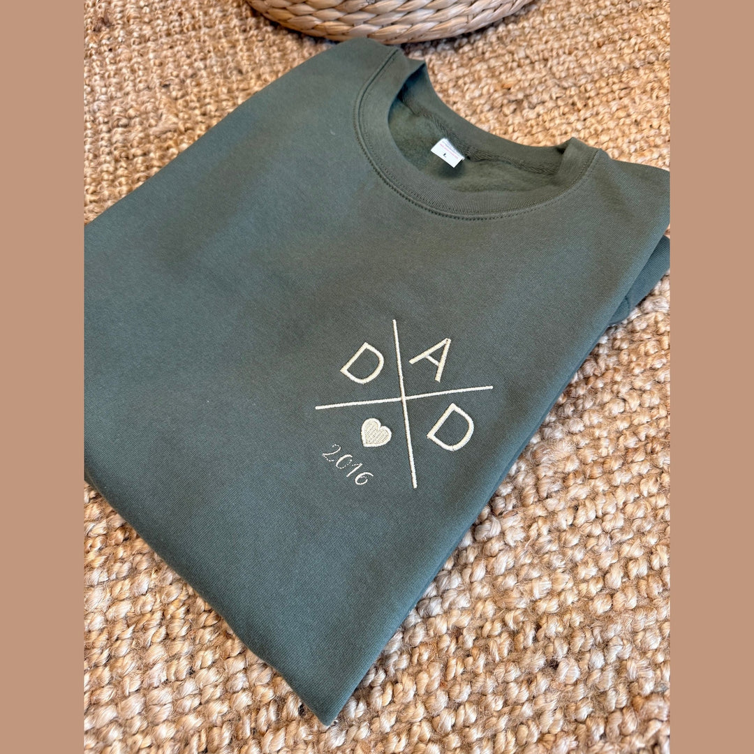Papa, petie of opa sweater – draag je kindjes op het hart - Borduur - Vaderdag