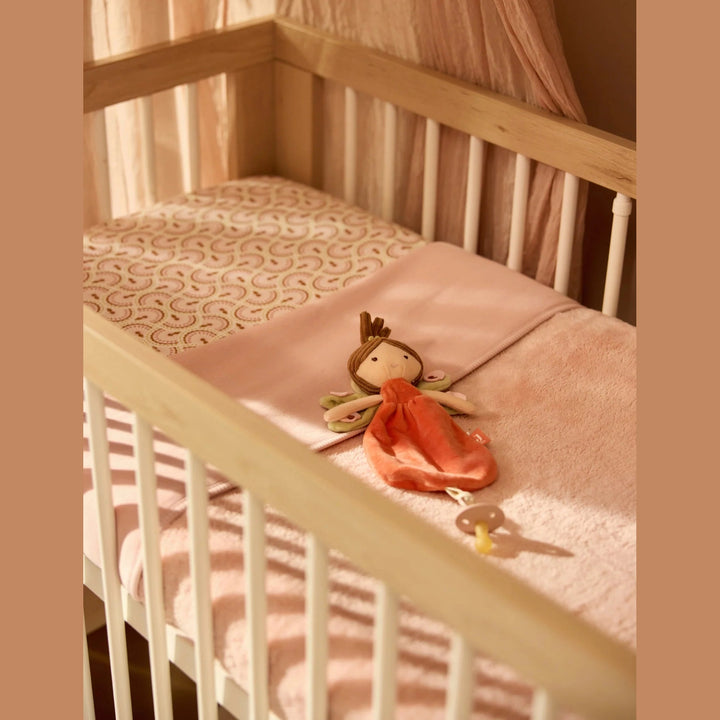 Jollein Babydeken Basic Jersey/Sherpa met Naam - Borduren Jollein