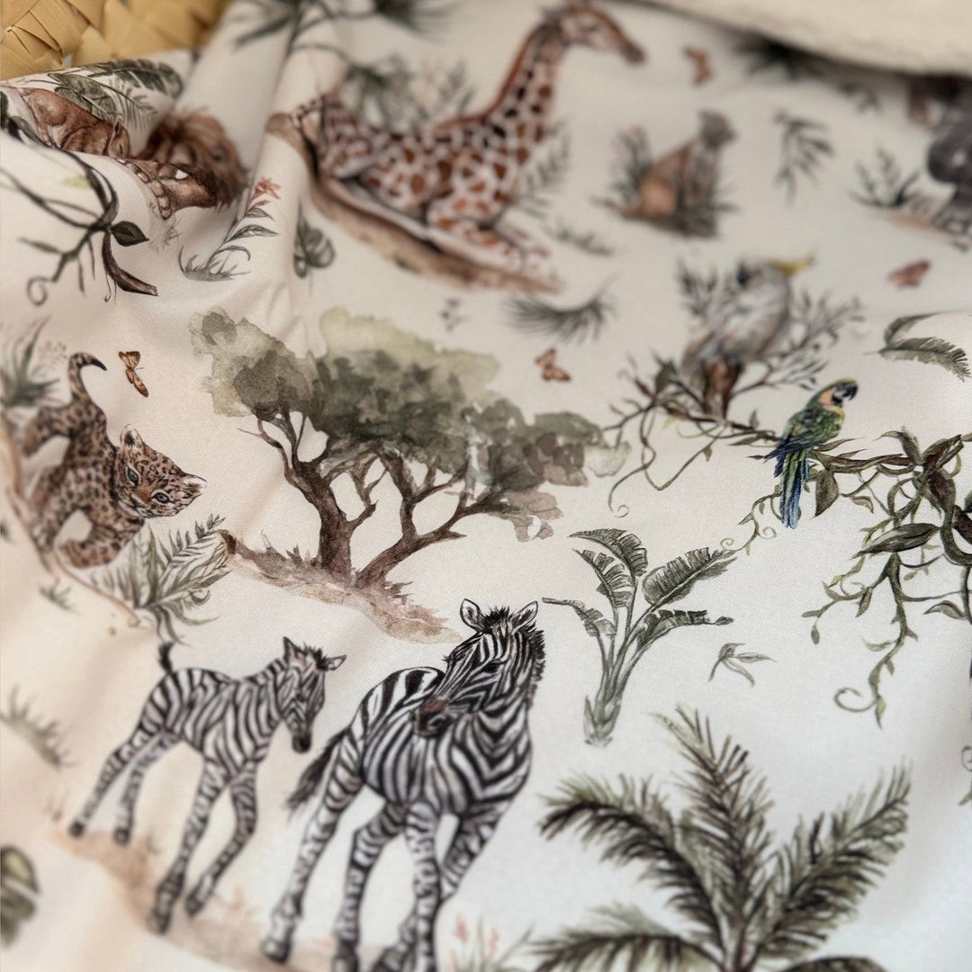 Handgemaakt Babydeken Safari – Exclusieve Stoffen & met Naam Caro B Handmade