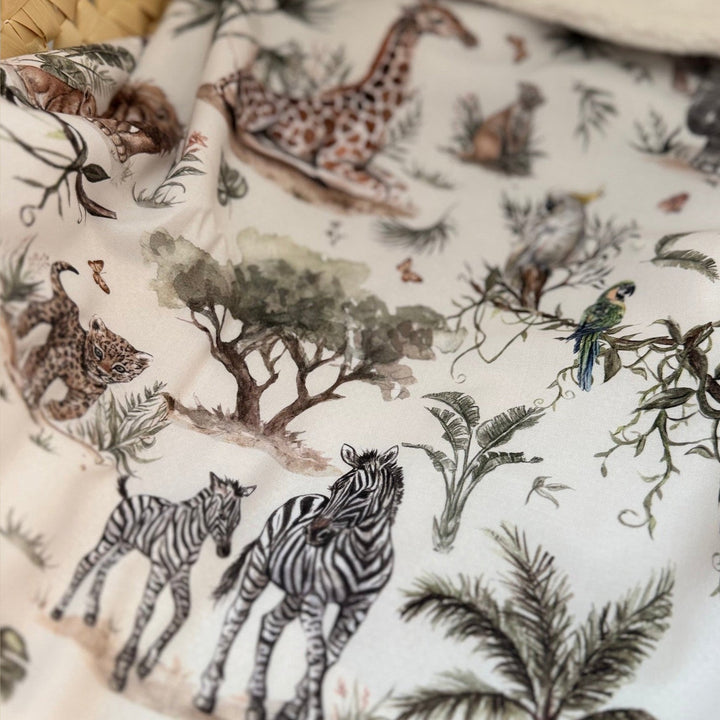 Handgemaakt Babydeken Safari – Exclusieve Stoffen & met Naam Caro B Handmade