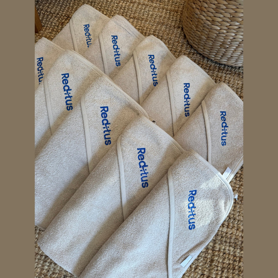 Zakelijk Pakket met bedrijfslogo - 10 badcapes Caro B Handmade - Signature Collection