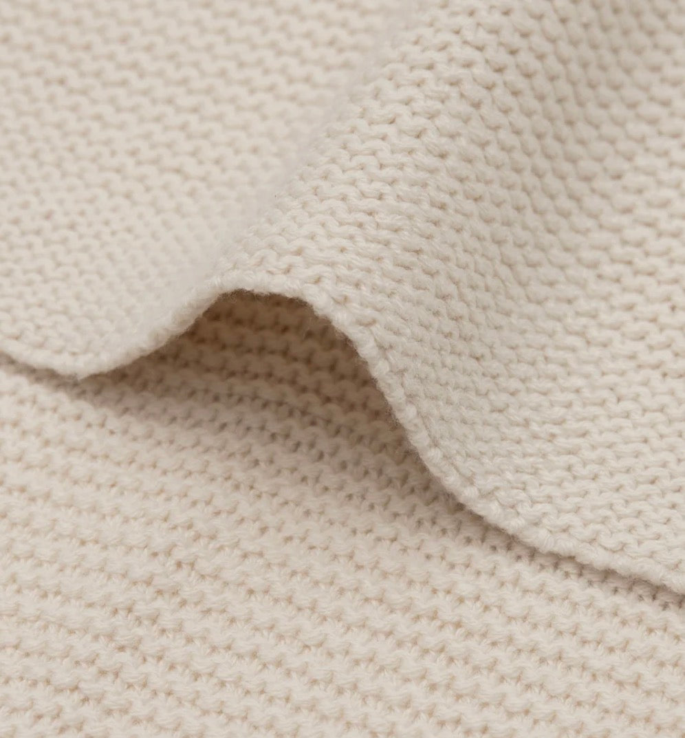 Jollein Babydeken Basic Knit met Naam - Borduren