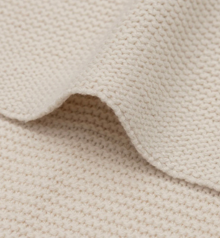 Jollein Babydeken Basic Knit met Naam - Borduren