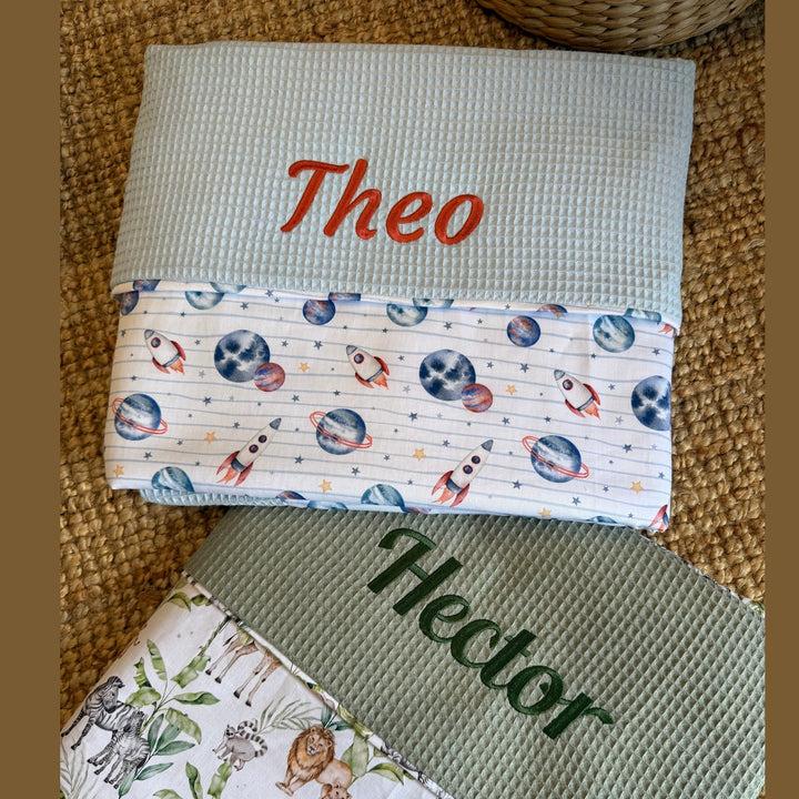 Handgemaakt Babydeken Fantasie – Exclusieve Stoffen & met Naam Caro B Handmade