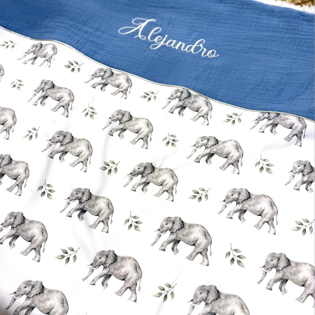 Handgemaakt Babydeken Safari – Exclusieve Stoffen & met Naam Caro B Handmade