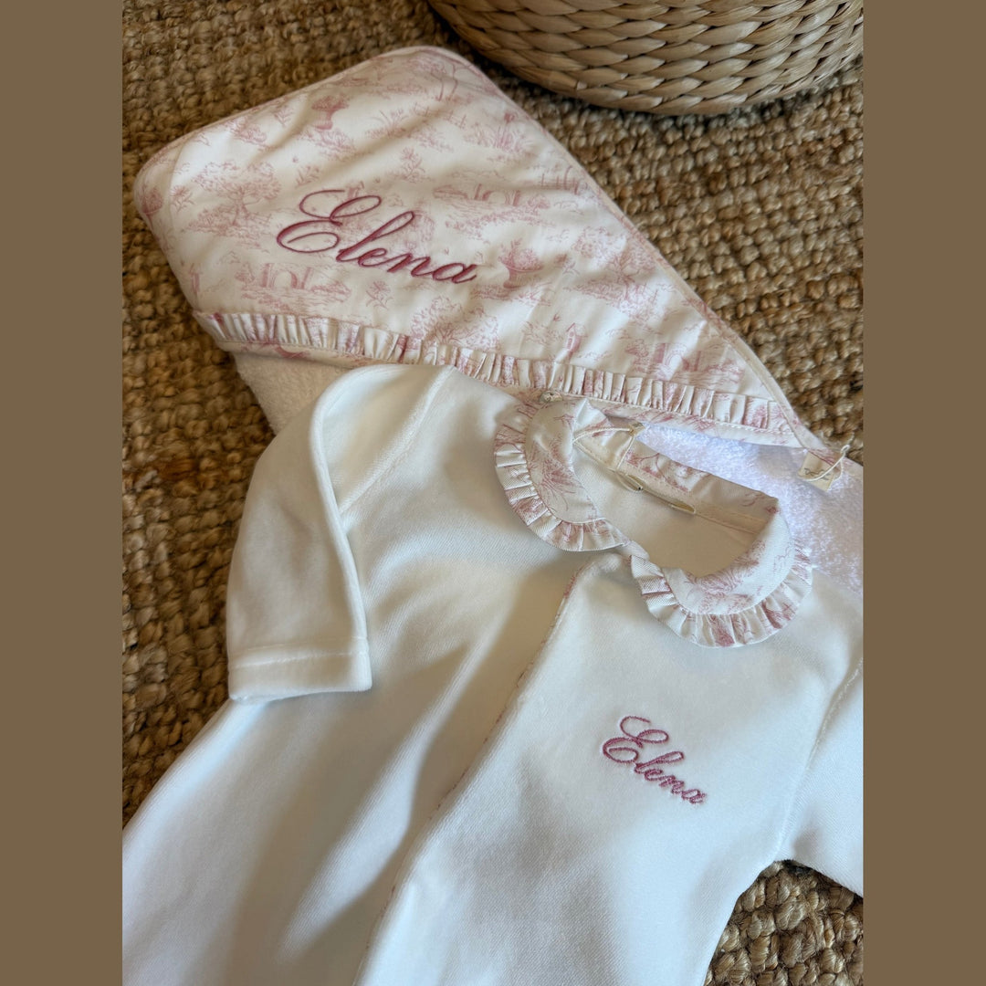 Baby Gi Badcape met Naam - Vintage Baby Gi