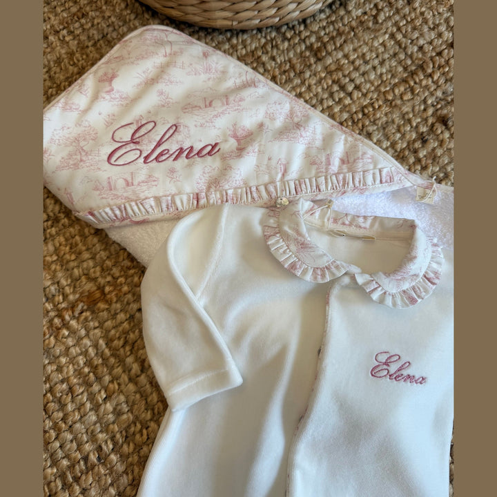 Baby Gi Badcape met Naam - Vintage Baby Gi