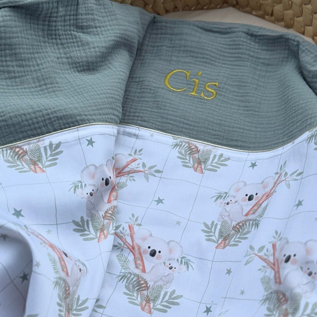 Handgemaakt Babydeken Safari – Exclusieve Stoffen & met Naam Caro B Handmade