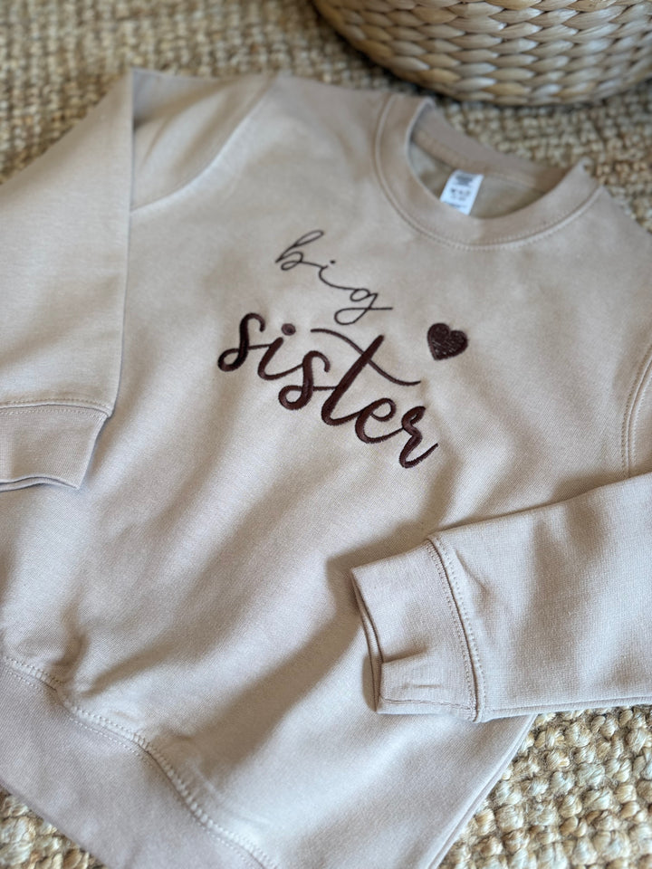 Zwangerschap Aankondigen met Grote Zus of Grote Broer Sweater