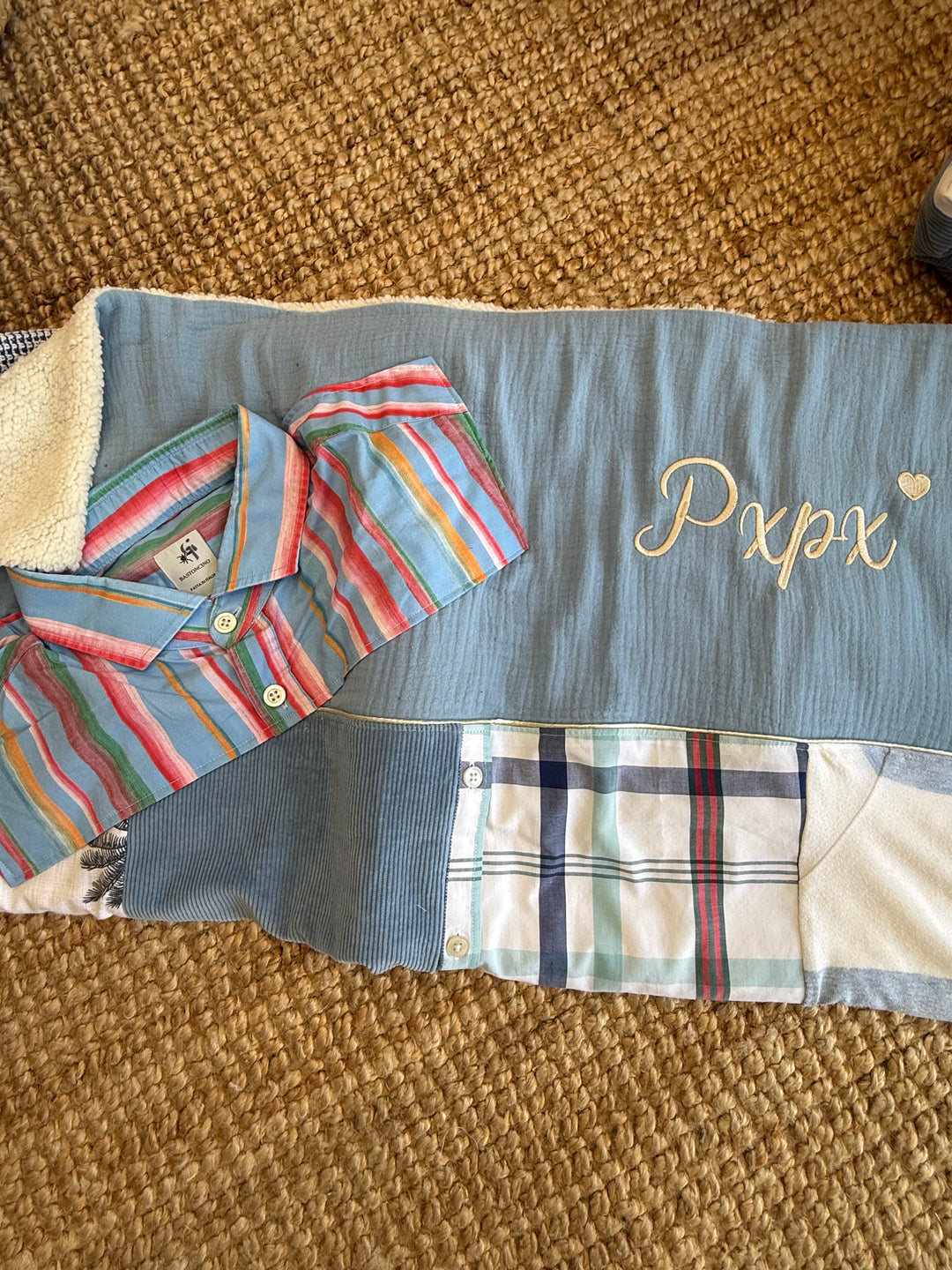 Koesterdeken van kleding van een dierbare - Memorydeken - Handgemaakt