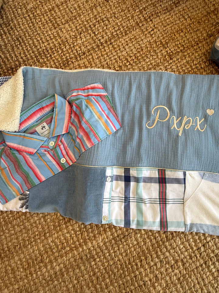 Koesterdeken van kleding van een dierbare - Memorydeken - Handgemaakt