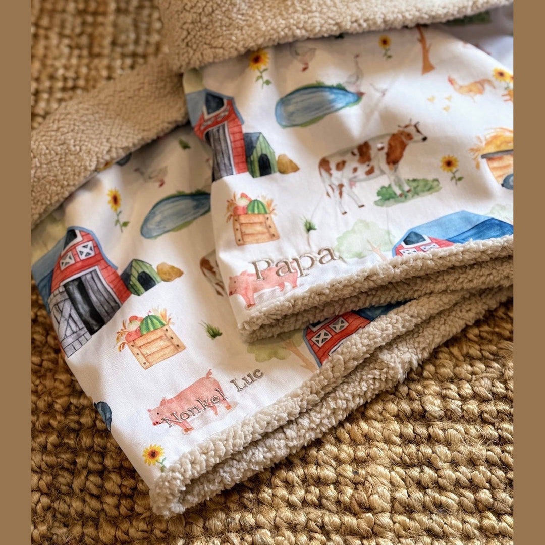 Snood of sjaal in zachte fleece - Handgemaakt halswarmer - Eigen prints Caro B Handmade