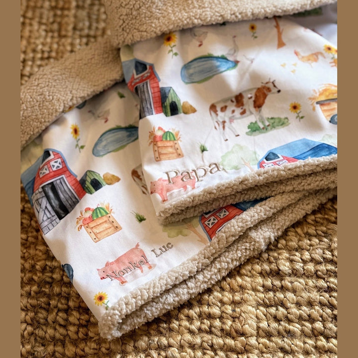 Snood of sjaal in zachte fleece - Handgemaakt halswarmer - Eigen prints Caro B Handmade