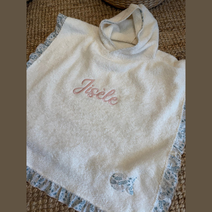 Baby Gi Badponcho met Naam - Ocean Baby Gi