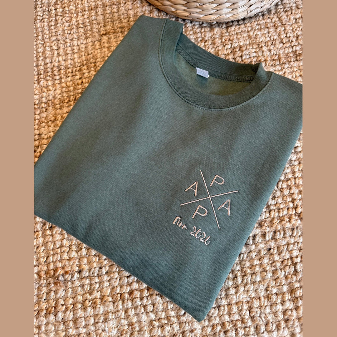 Papa, petie of opa sweater – draag je kindjes op het hart - Borduur - Vaderdag