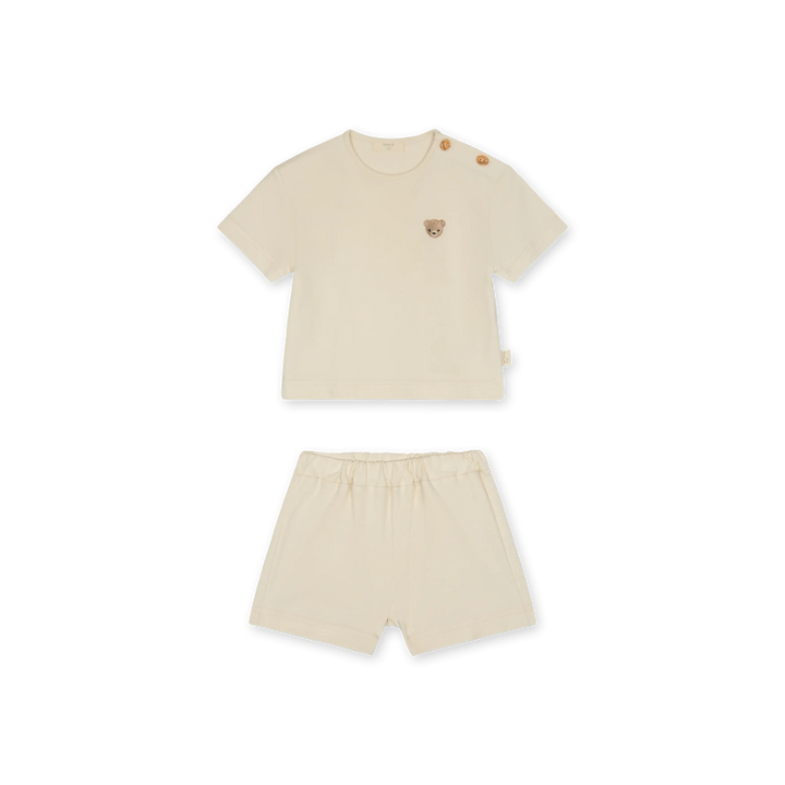 Baby Gi Set Pyjama met Naam - Bear Baby Gi