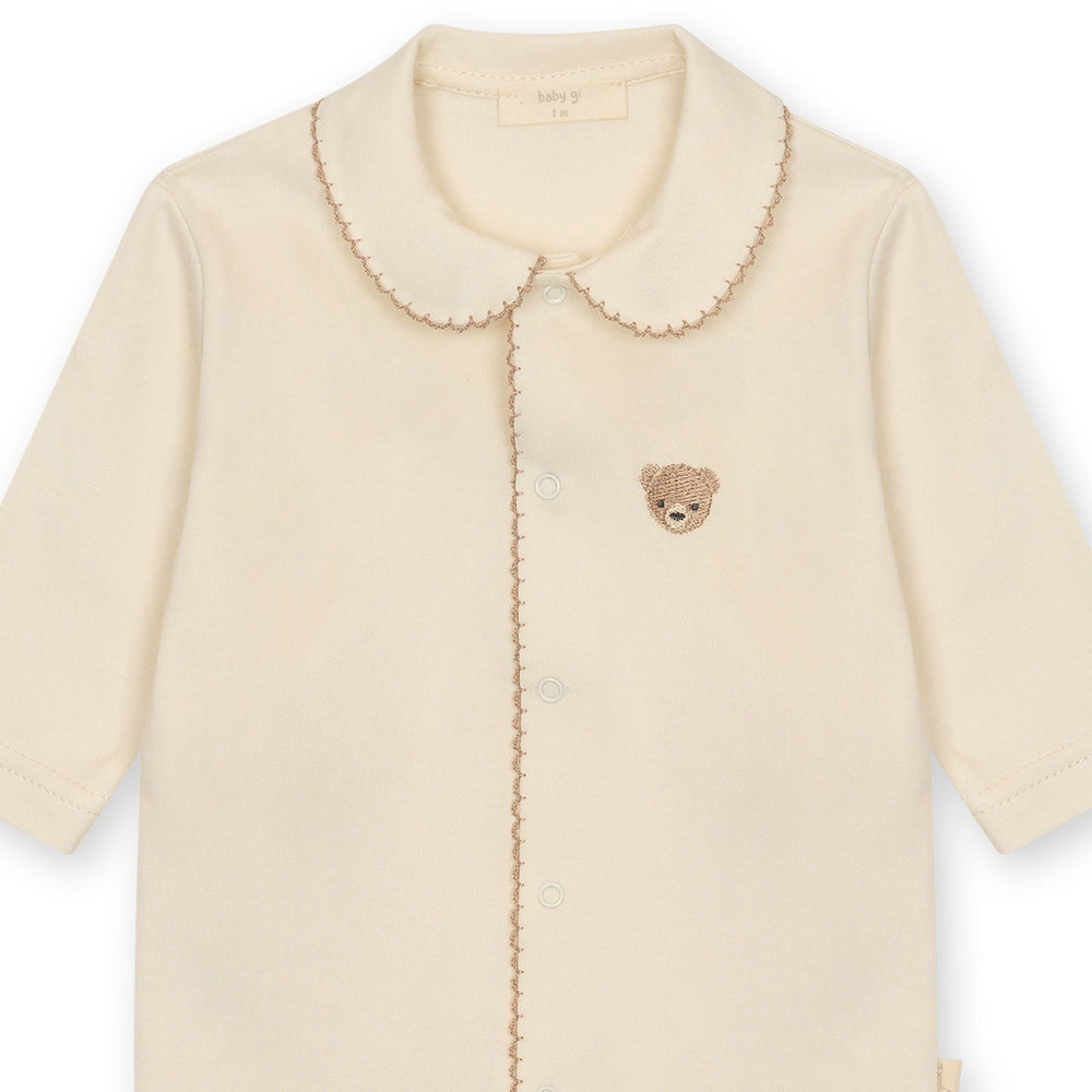 Baby Gi Boxpak Katoen met Naam - Bear Baby Gi