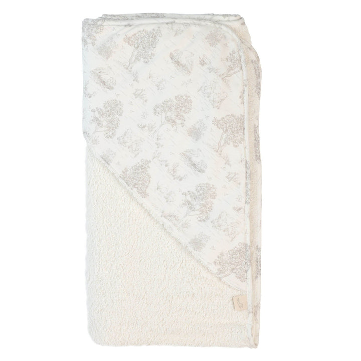 Baby Gi Badcape Country met naam - Borduren - Caro B Handmade