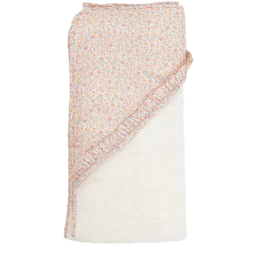 Baby Gi Badcape Geborduurd met naam - Meadow - Caro B Handmade