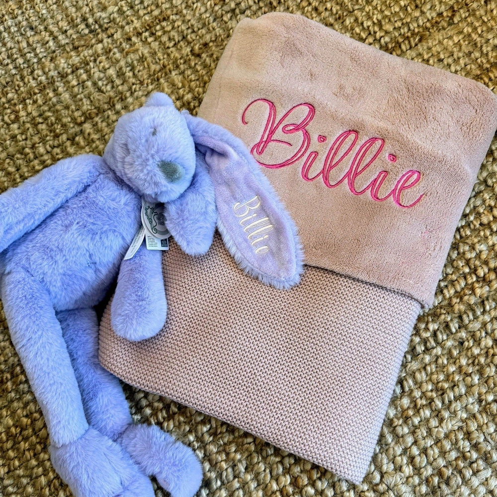 Happy Horse - Konijn Rabbit Richie - Borduren - Lilac - Caro B Handmade