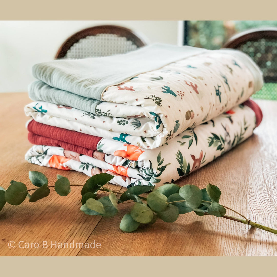 Handgemaakt Babydeken Waterdieren – Exclusieve Stoffen & met Naam Caro B Handmade