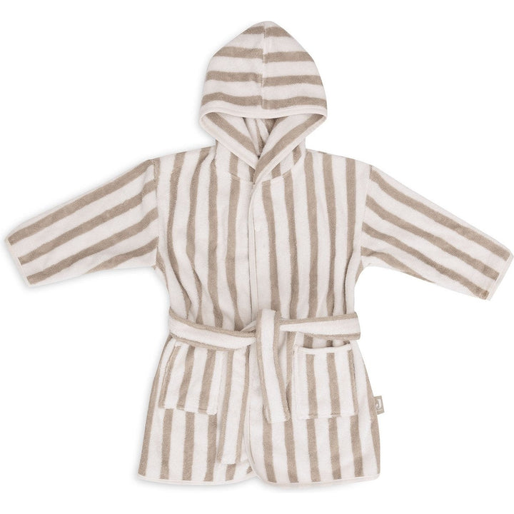 Badjas Stripe Terry Jollein met Naam - GOTS - Borduren Jollein