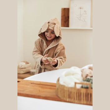 Badjas Jollein 1-4 jaar met Naam - Borduren Jollein