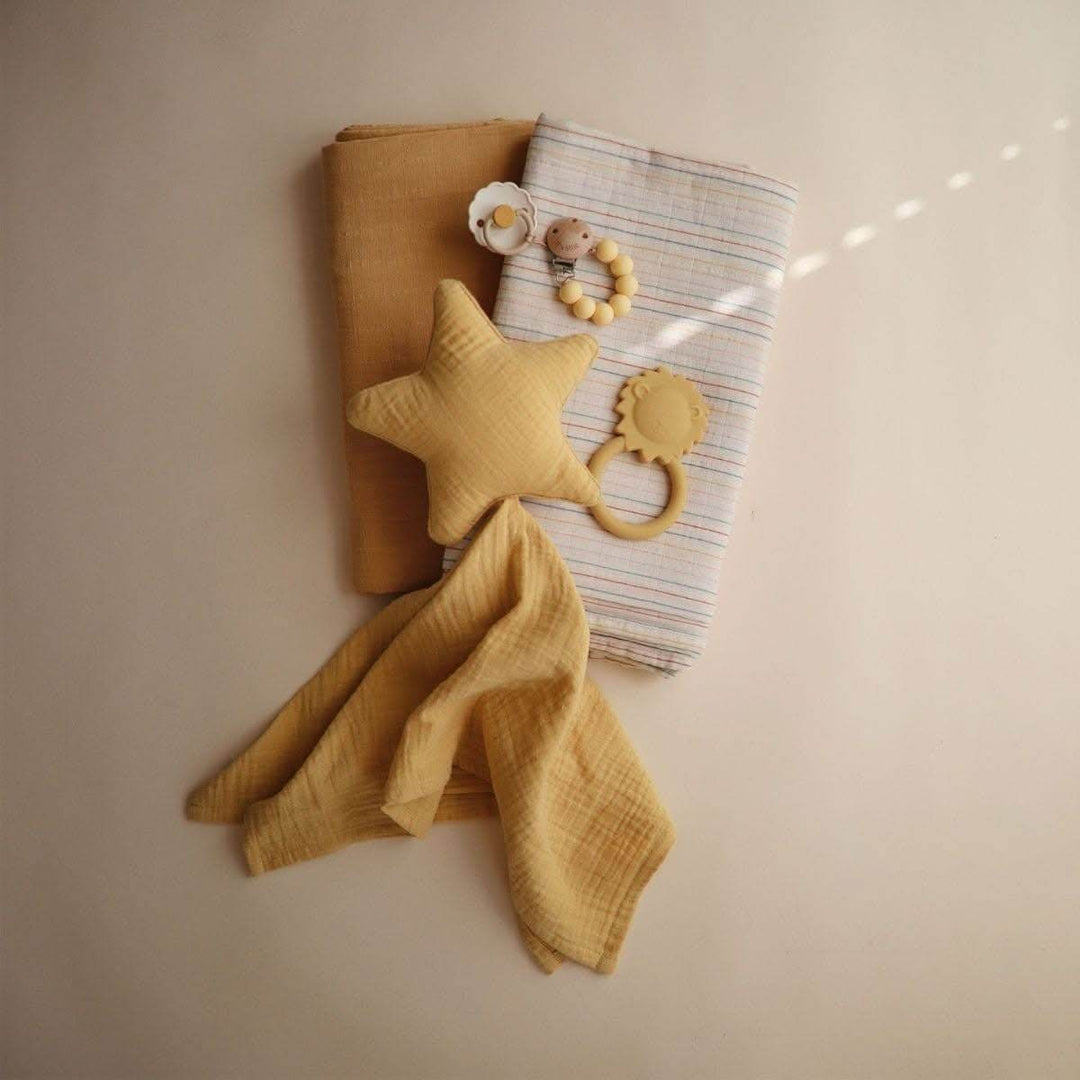 Bijtring van Mushie - Teether Lion - Caro B Handmade