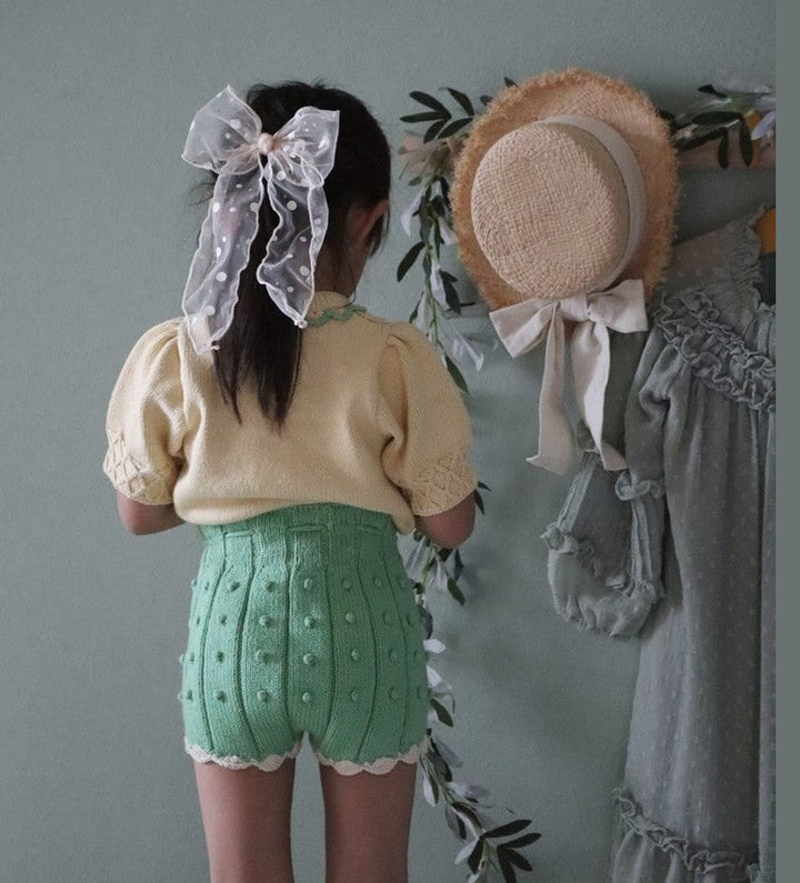 Hair Clip Satijnen Strik - Busy Lizzie