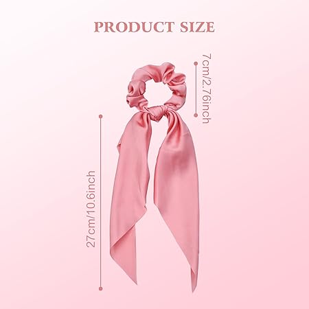 Satijnen Scrunchie met strik - Bow - Busy Lizzie