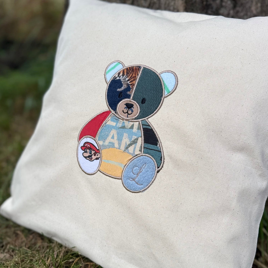 Gepersonaliseerd Koesterkussen met Babykleding