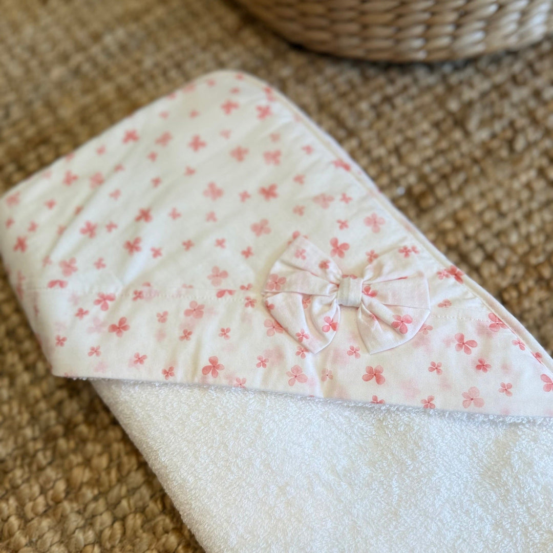 Badcape met Naam - Petals Baby Gi