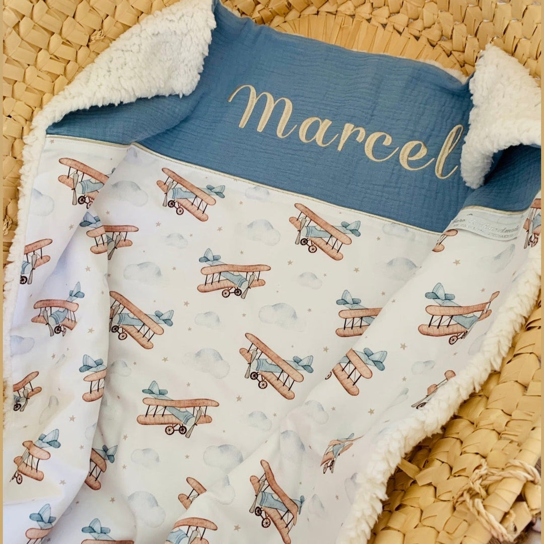 Handgemaakt Babydeken Fantasie – Exclusieve Stoffen & met Naam Caro B Handmade