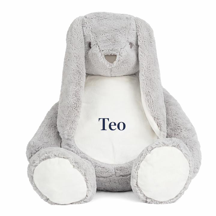 Geboorteknuffel met naam en/of geboortedetails - Borduren Caro B Make It Yours