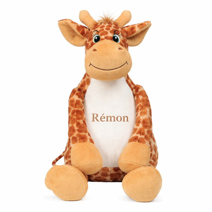 Geboorteknuffel met naam en/of geboortedetails - Borduren Caro B Make It Yours